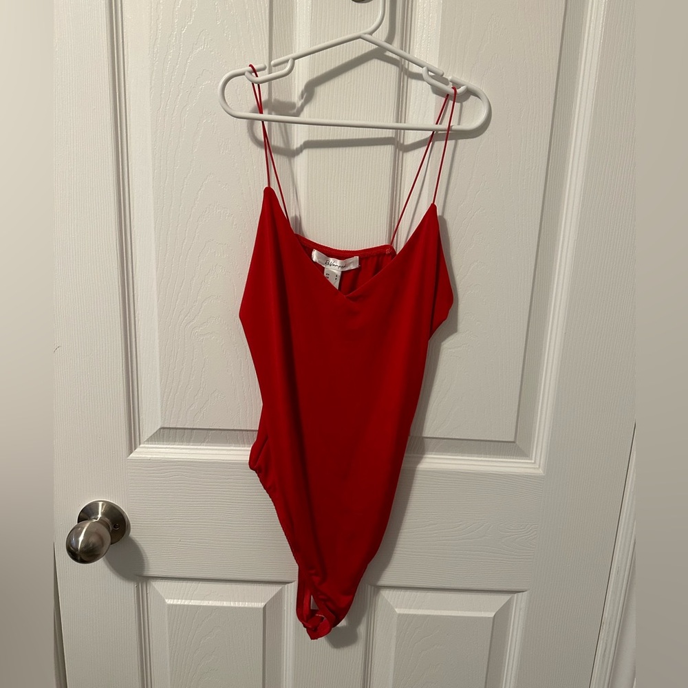 Red bodysuit